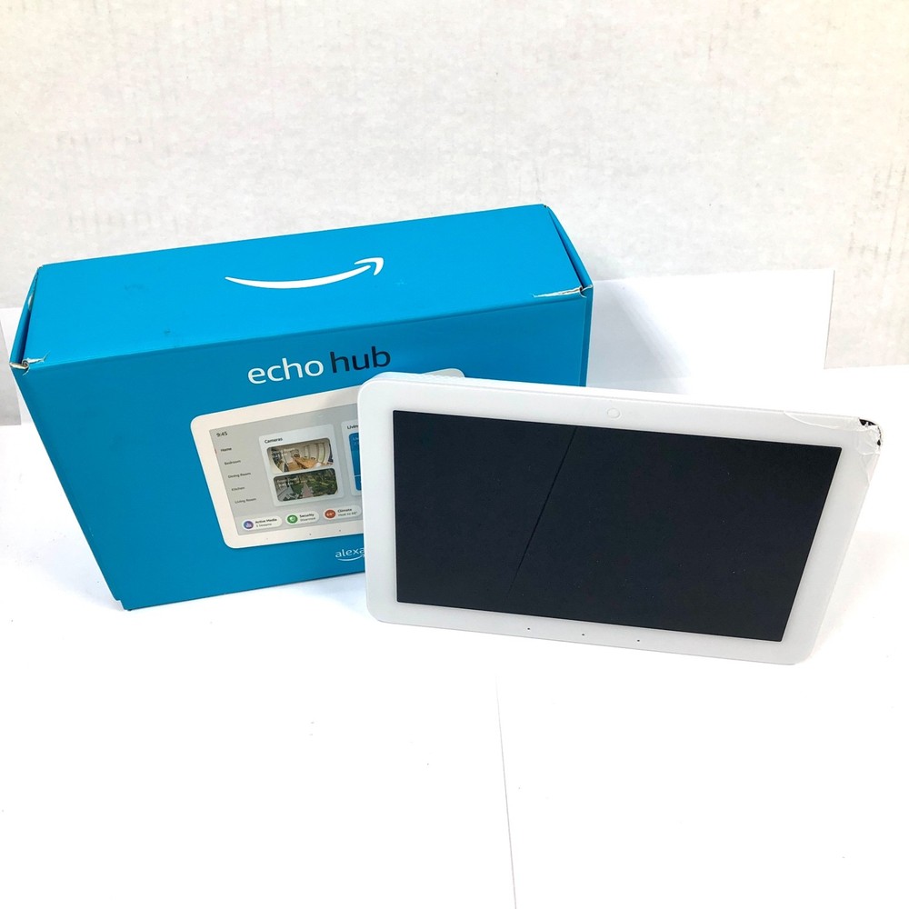 ❌ Amazon Echo Hub 8" Smart Home Control Panel with Alexa - White NO ACCESSORIES