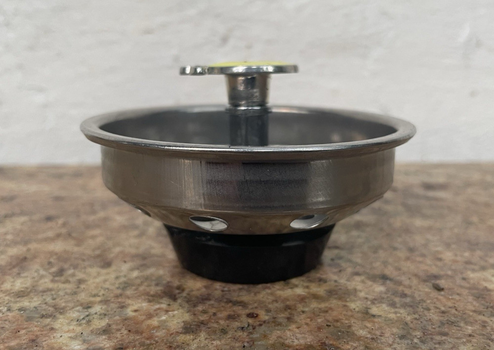 Lemon sink strainer stopper
