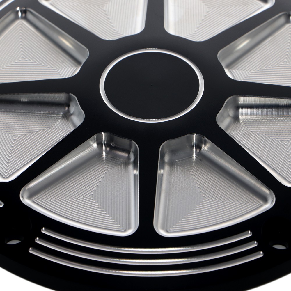 CNC Black Engine Derby Timing Points Cover For Harley Electra Glide Road King