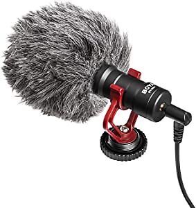 BOYA Mini Cardioid Condenser Microphone BY-MM1 - Black/Gray