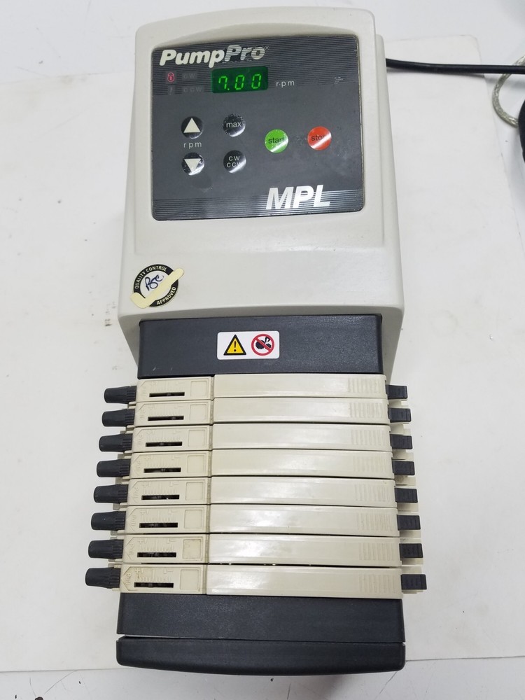 Watson Marlow Pump PRO MPL Auto Control Drive with 8 Cassettes