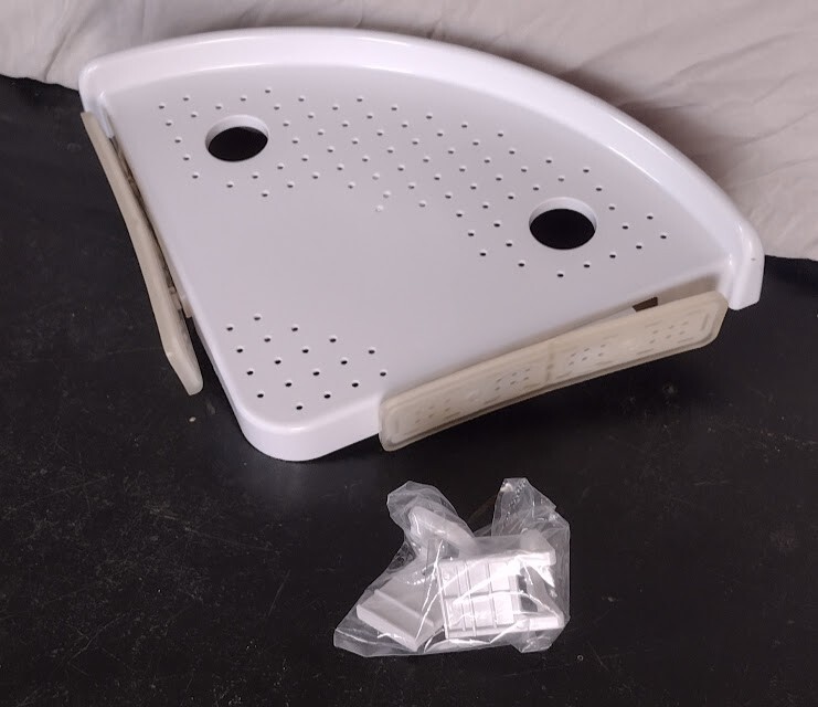 Corner Shower Shelf No Drill Necessary Suctions On