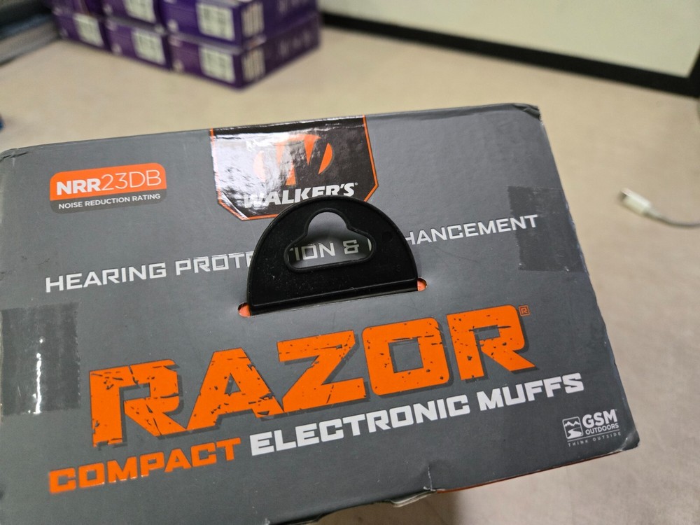 NOB Walker's Razor Compact Electronic Hearing Protection Black - GWP-CRSEM