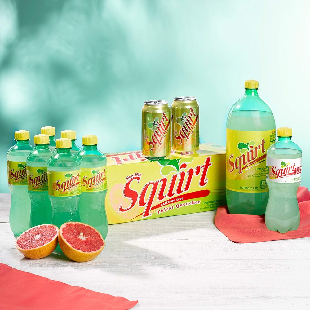 Zero Sugar Grapefruit Soda, 12 fl oz cans, 12 pack
