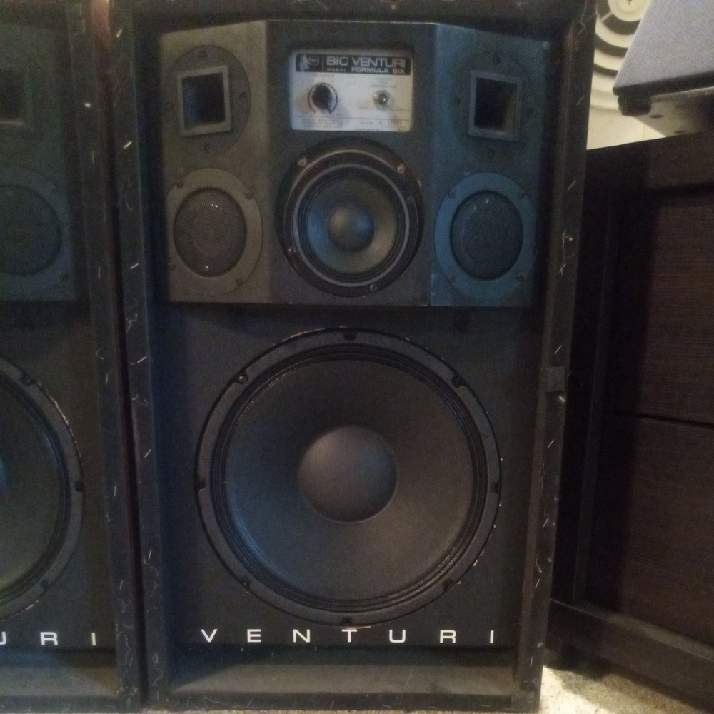 PAIR Vintage BIC Venturi Formula 6 Speakers