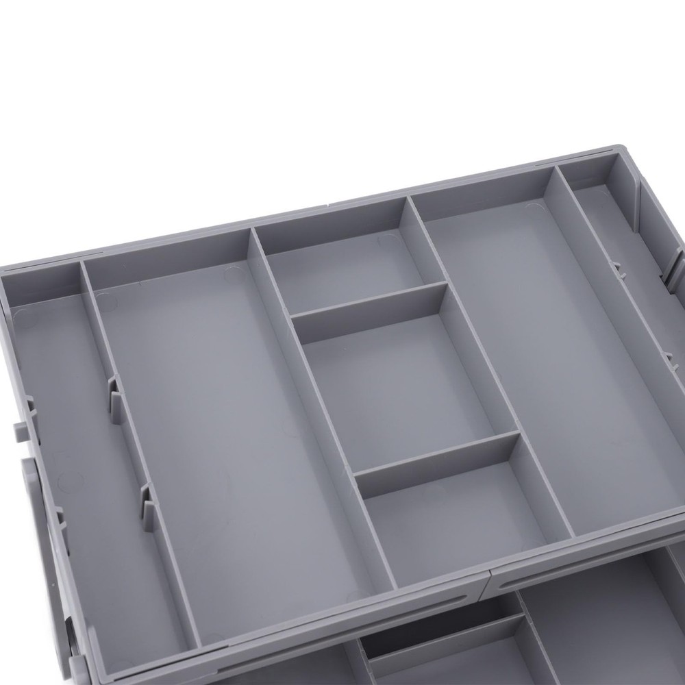 Multi Level Drawer Organizer, Expandable Folding Smart Drawer Organizer Makeu...