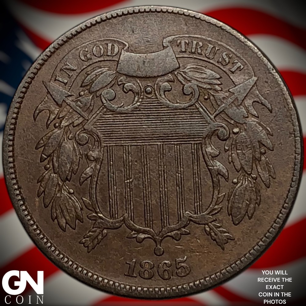 1865 2 Cent Piece Z7030