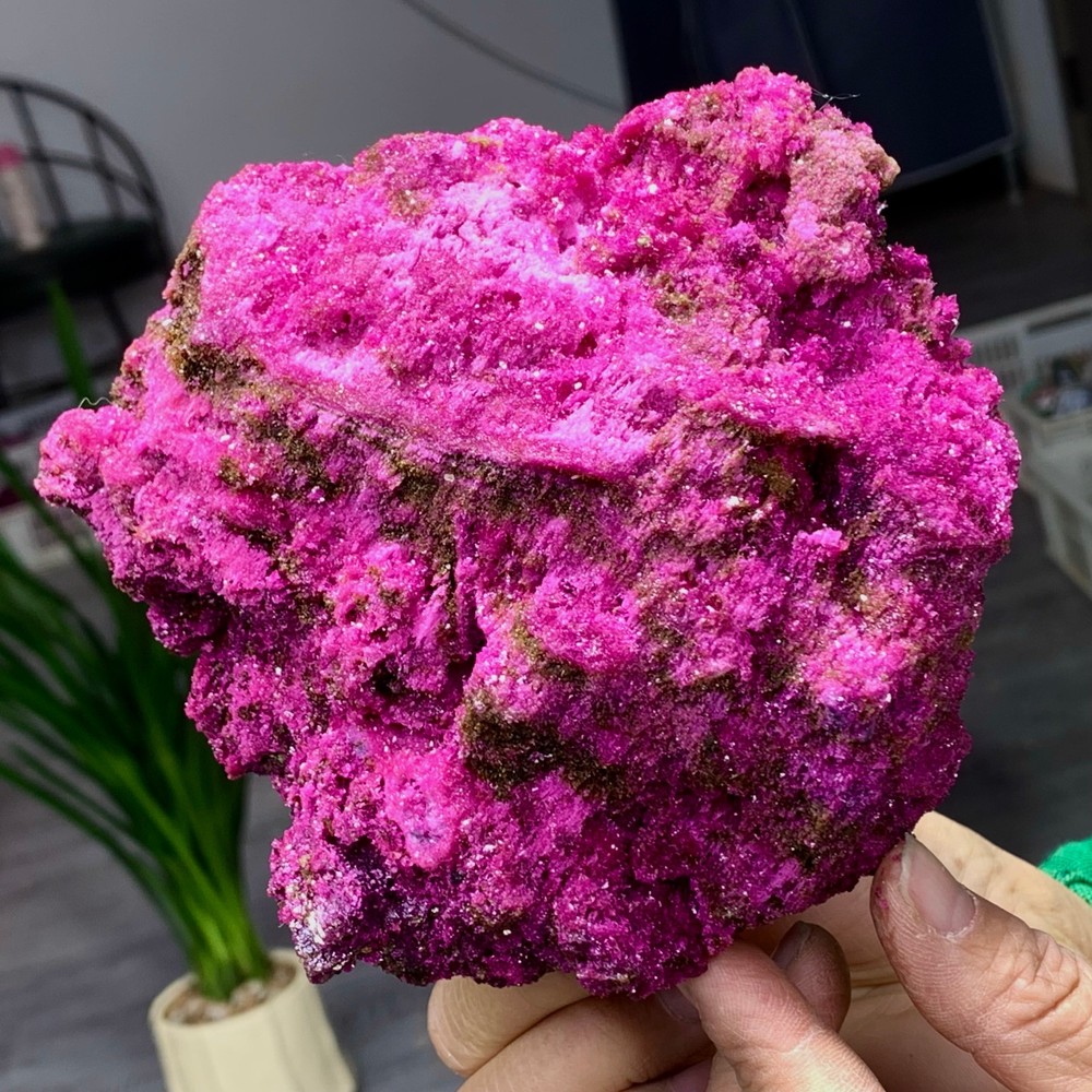 2.55LB Natural Rough Red Corundum Phlogo Pit Mineral Spirits Ruby Raw Gemstone