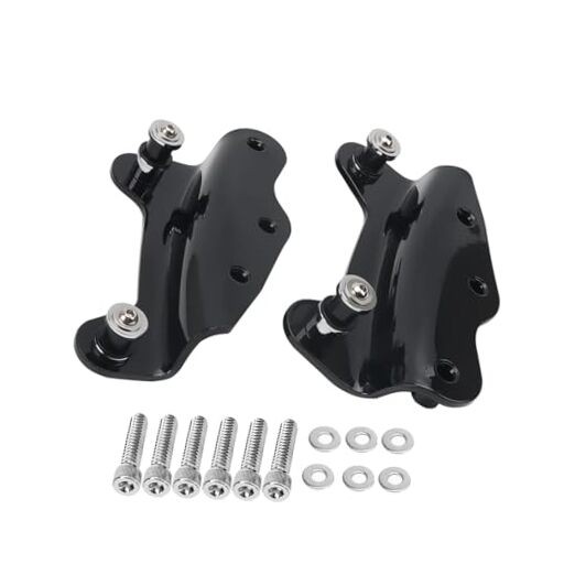 Detachable 4-Point Docking Hardware Kit Compatible For Touring 2009-2013 Black