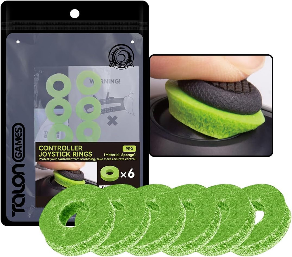 Joystick Precision Rings, Aim Assist Target Motion Control Compatible with PS4,