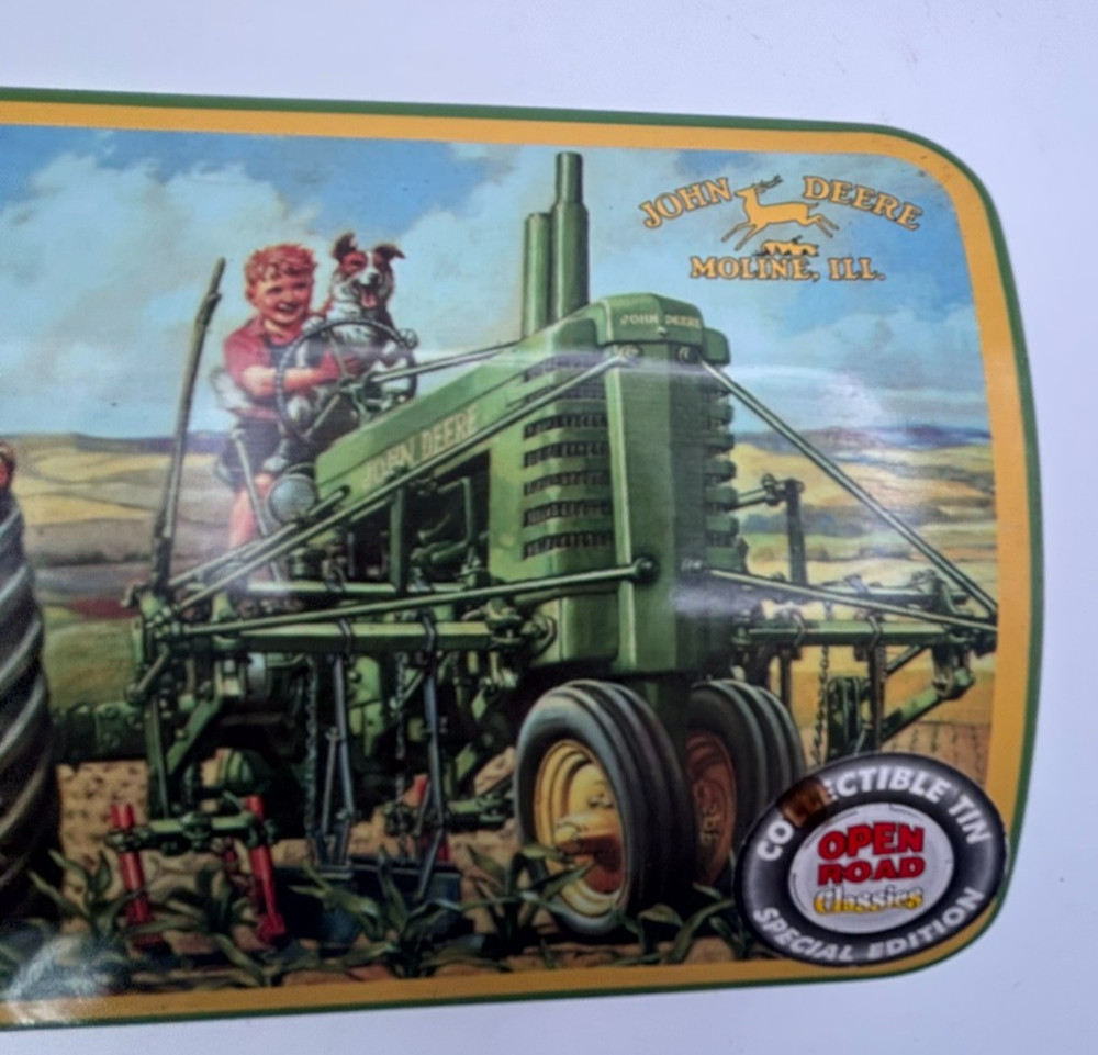 John Deere Tractor Open Road Classics Special Edition Collectable Tin