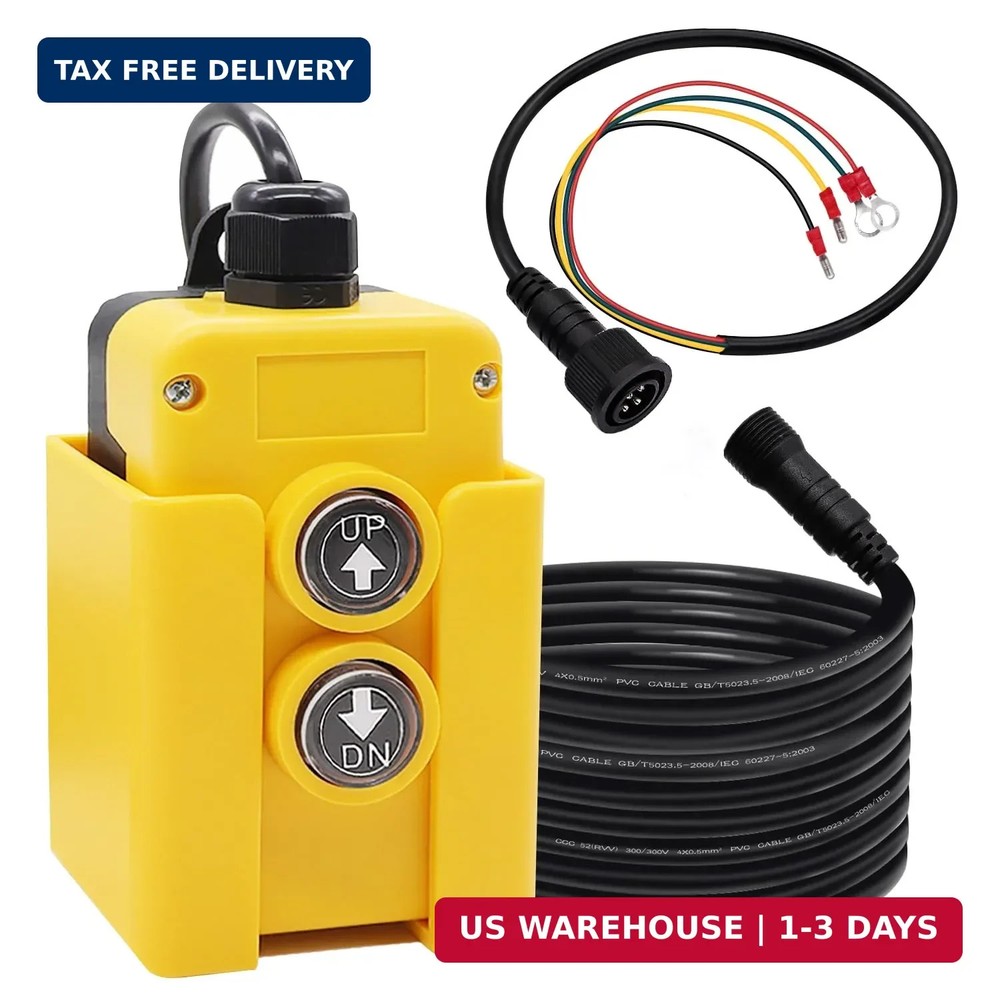 mankk 4 Wire Dump Trailer Remote Control Switch 12V DC Up Down Control Switch Do