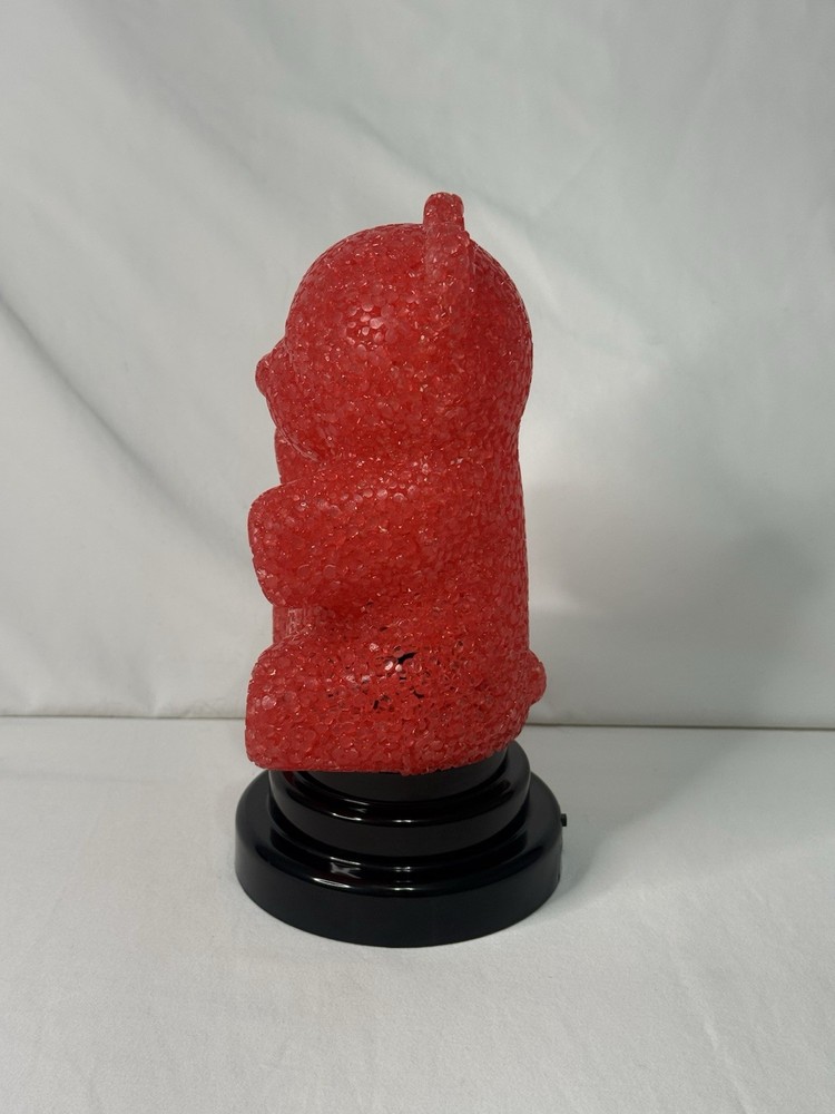 Battery Powered RED Gummy Bear Table Night Light