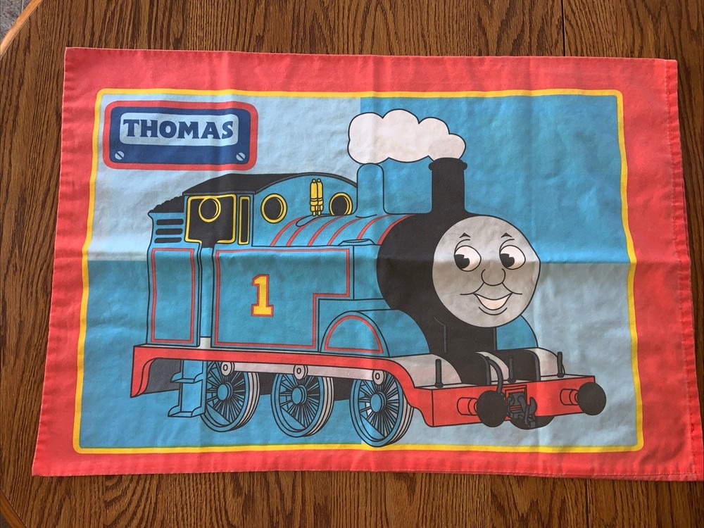 Thomas The Train Lot Pillowcases Throw Blanket Flat Sheet Pre Own