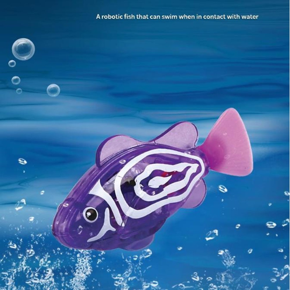4pcs Magic Water-Activated Glowing Interactive Colorful Swimming Fish
