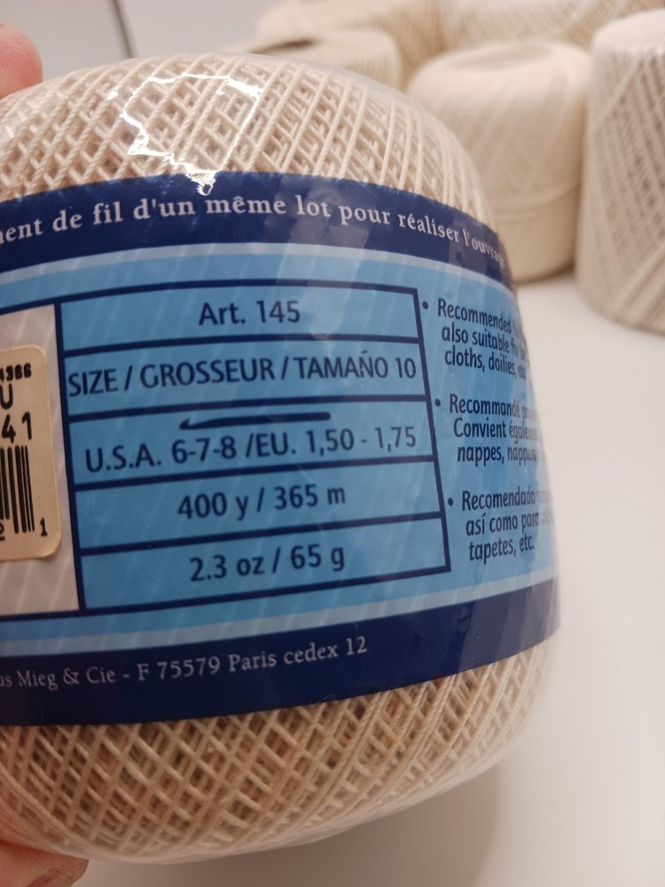11 Spools of Variety Crochet Thread