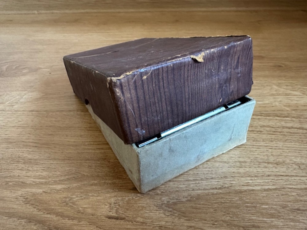Vintage Soviet Razor Blade Sharpener MOSSTAMP USSR box, instructions 1958s