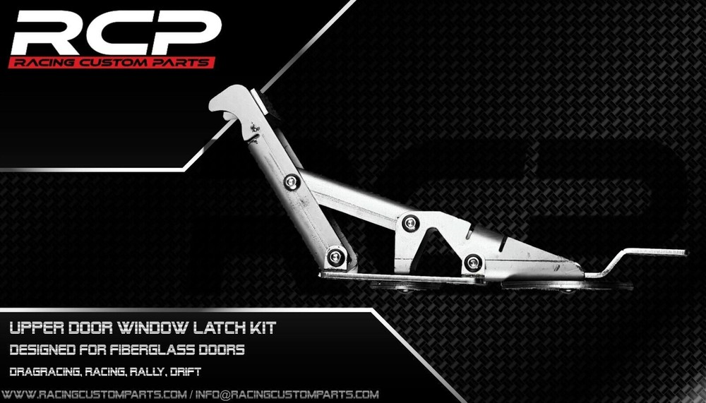 Upper door window latch kit
