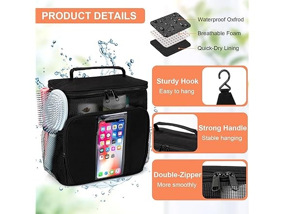 BAIMAY Shower Caddy Bag