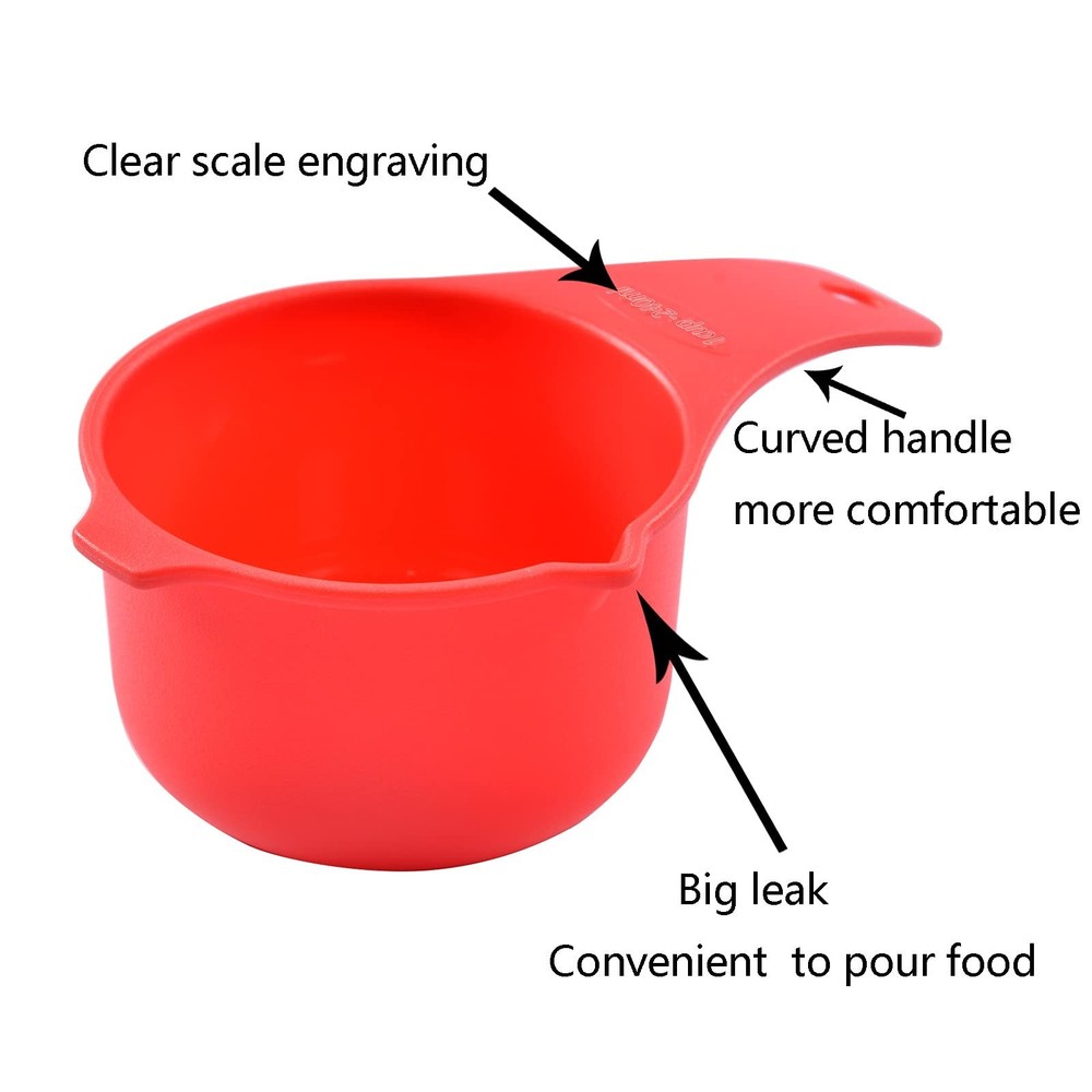 Measuring Cups Set of 7, Assorted Colors 7 Cups