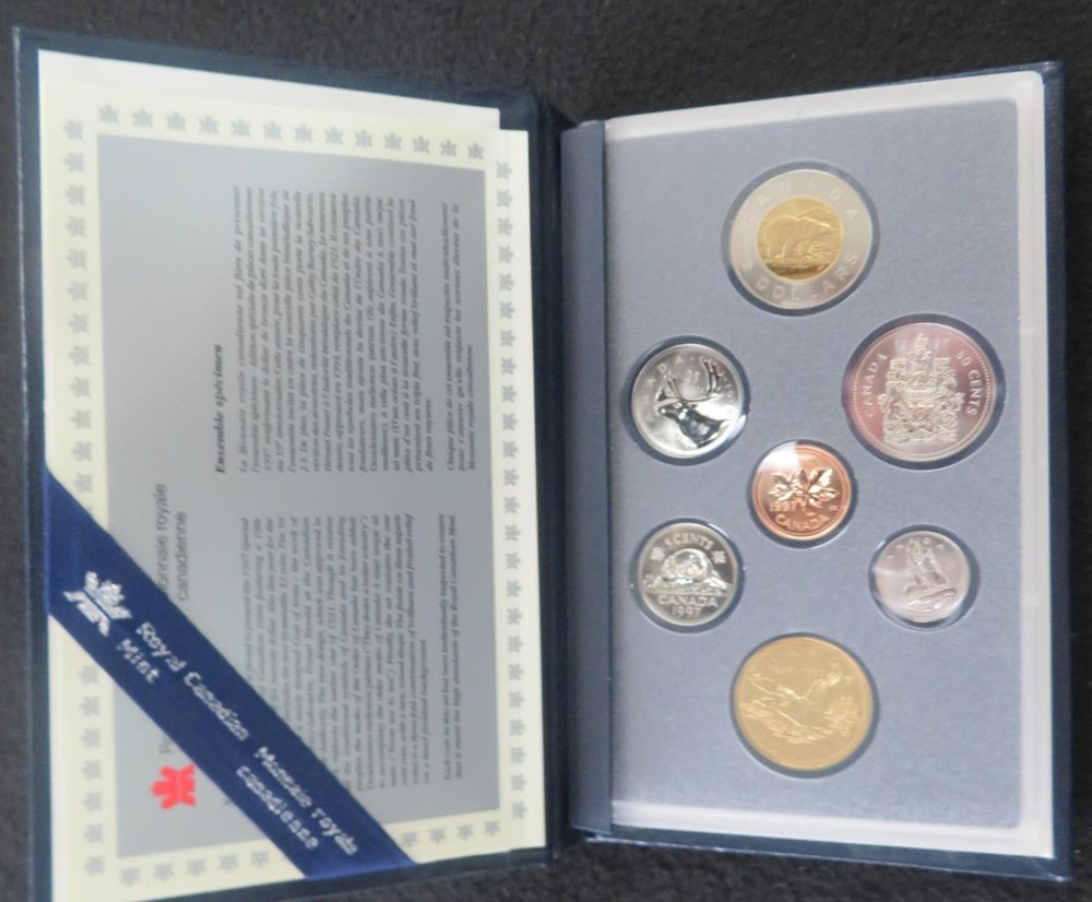 1997 Canada Specimen Set *10th Anniversary Dollar*