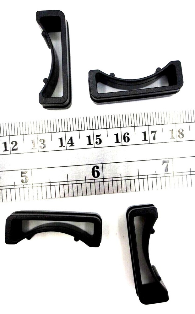 1", 25mm Wide Strap End Loop Fastener Webbing End Fastener - Durable Belt Loop!