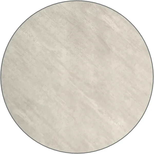 30'' Round Restaurant Table Top with White Laminate Top Finish