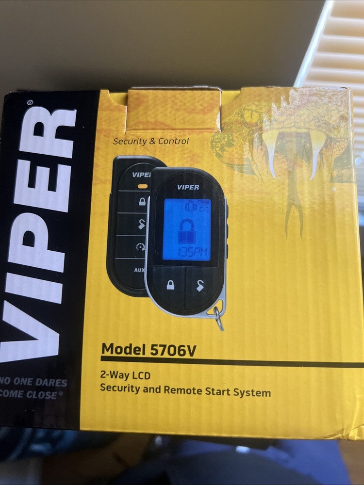 Viper LCD 2 Way Remote Start System One Mile Range. 5706v Viper