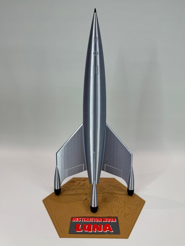 Destination Moon Luna Rocket Ship Kit or Assembled Model 400mm 16inch