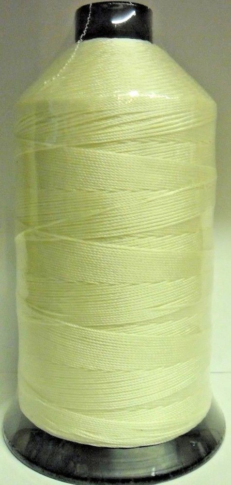 STRONG BONDED NYLON THREAD 8'S, 1000 MTR, UPHOLSTERY, NATURAL