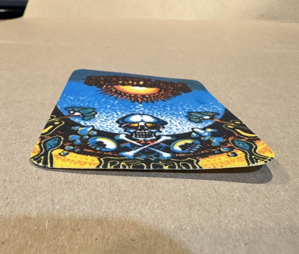 ** GRATEFUL DEAD FELT STICKER 2.75” x 4” - VINTAGE **
