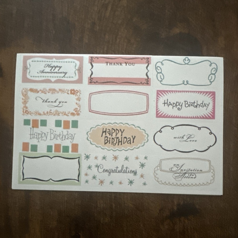 Goth - Icky Plastic Binder/Purse Notecards Pop Ink