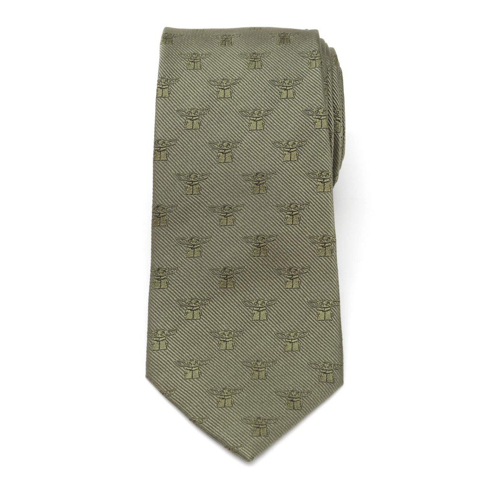 Star Wars Grogu Sage Green Tie
