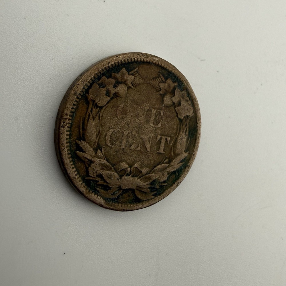 1858 Flying Eagle Cent Penny Small Letter U.S Coin