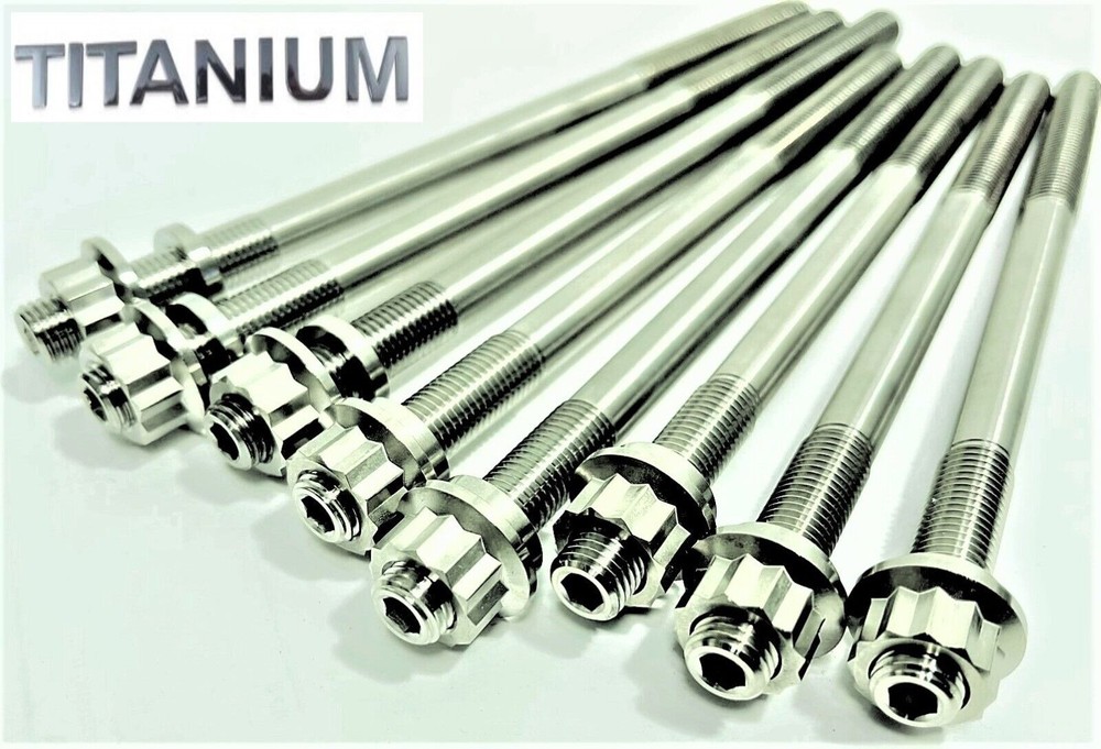 Brute Force 650 Ti Head Studs Titanium Aftermarket Strongest Cylinder Stud Kit