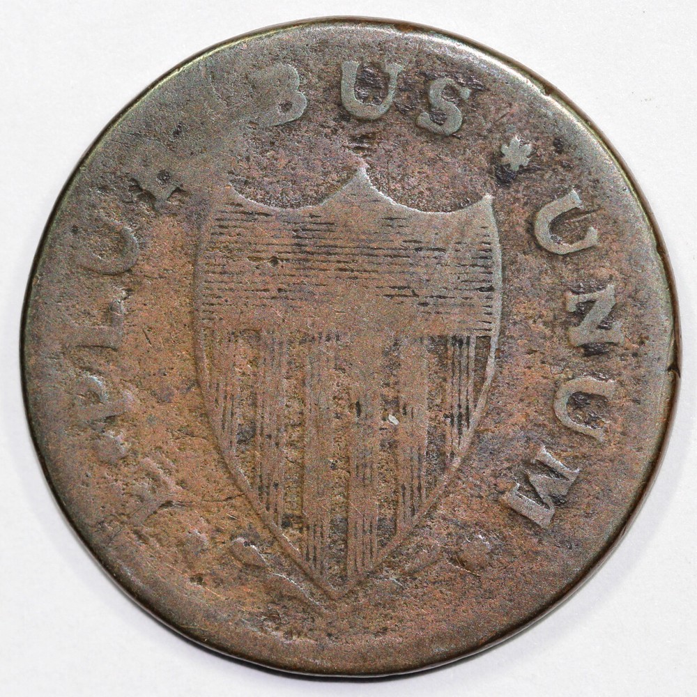 1787 1/2p New Jersey Colonial Half Penny