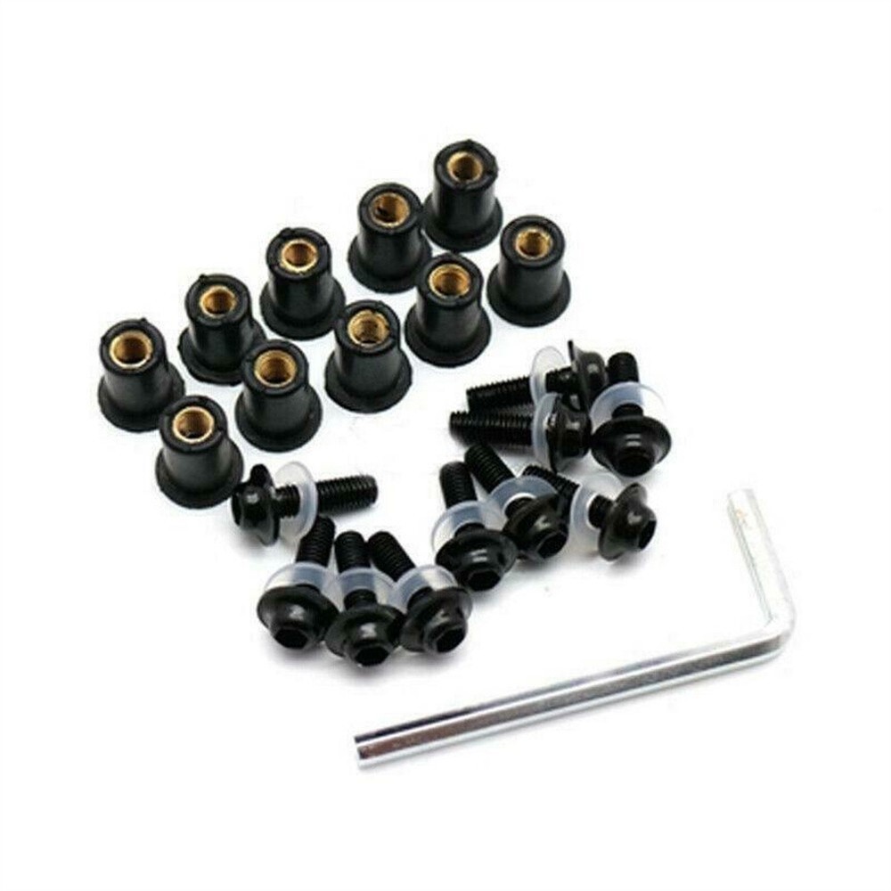 M5 Motorcycle Windscreen Windshield Fairing Screen Nut Bolt Screw Strength