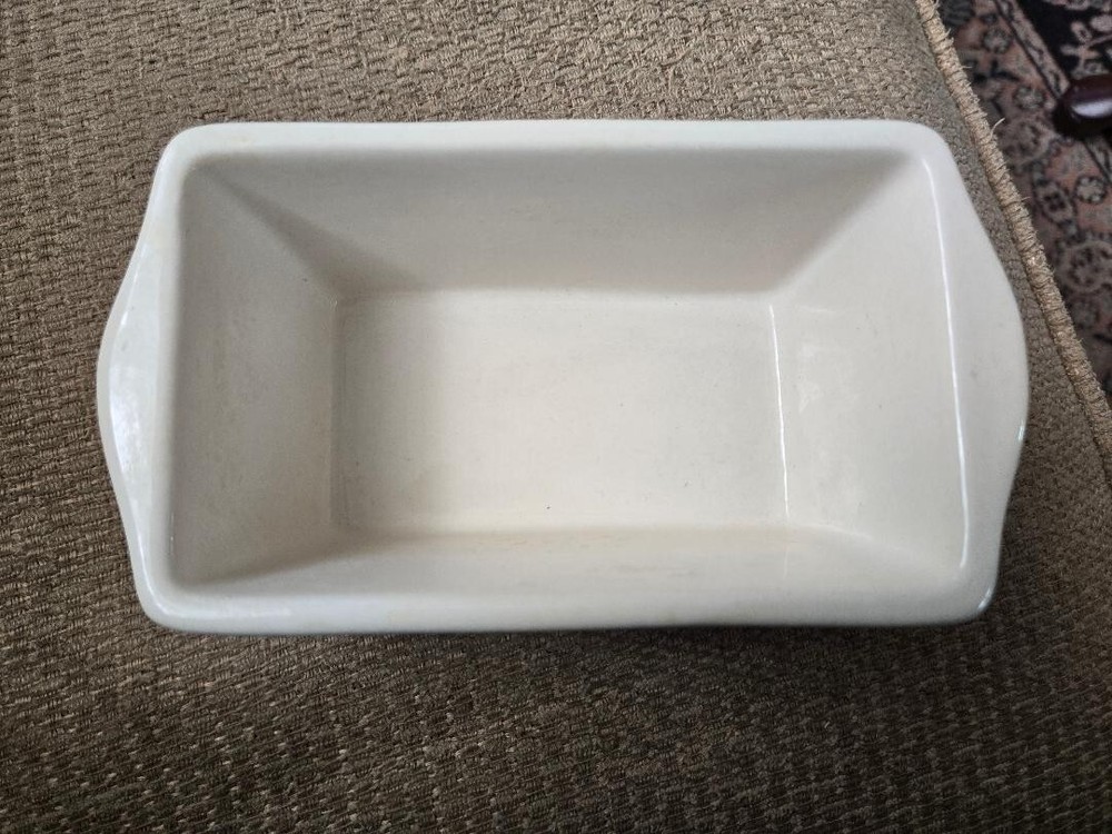 Nantucket Christmas Stoneware Mini 5 Inch Loaf Pan