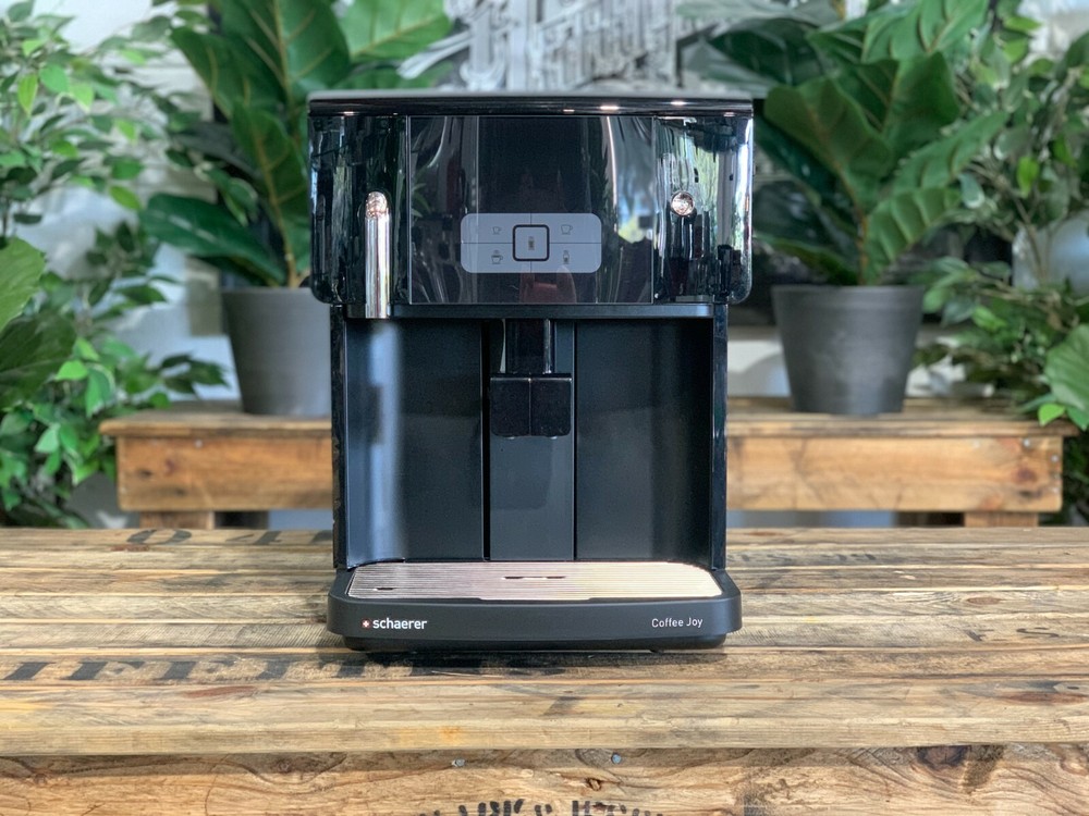 SCHAERER JOY FULLY AUTOMATIC BRAND NEW BLACK ESPRESSO COFFEE MACHINE COMMERCIAL