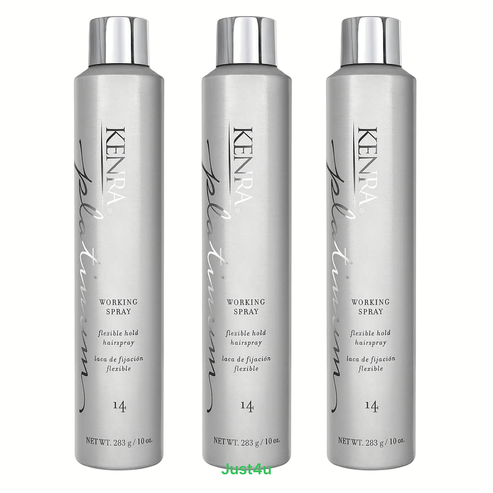 Kenra Platinum Working Spray Flexible Hold #14 - 10oz. (3PACK)