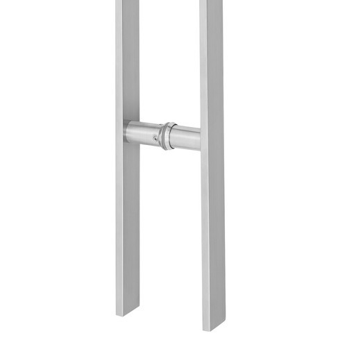 Double Sided Stainless Steel Door Handle Commercial H Shape Door Pull Handle