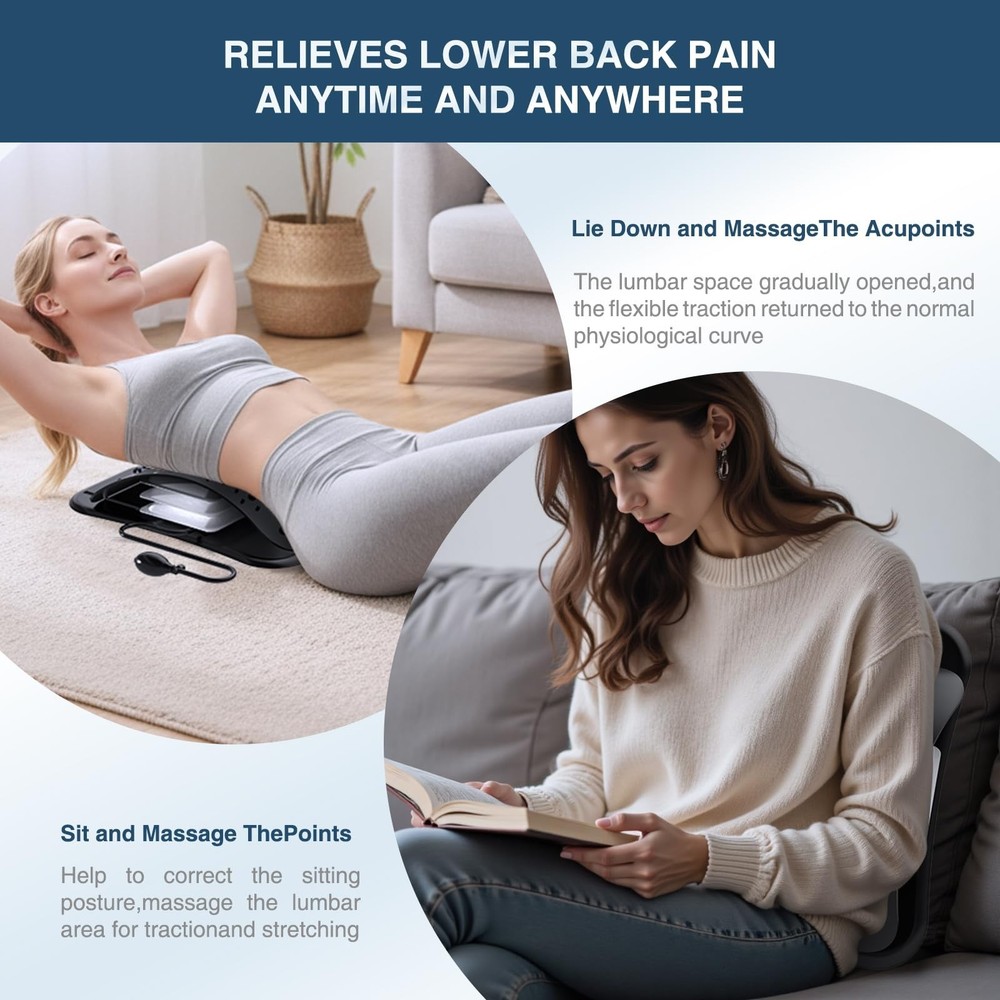 Docemel Back Stretcher for Lower Back Pain Relief,Adjustable Inversion Lumbar...
