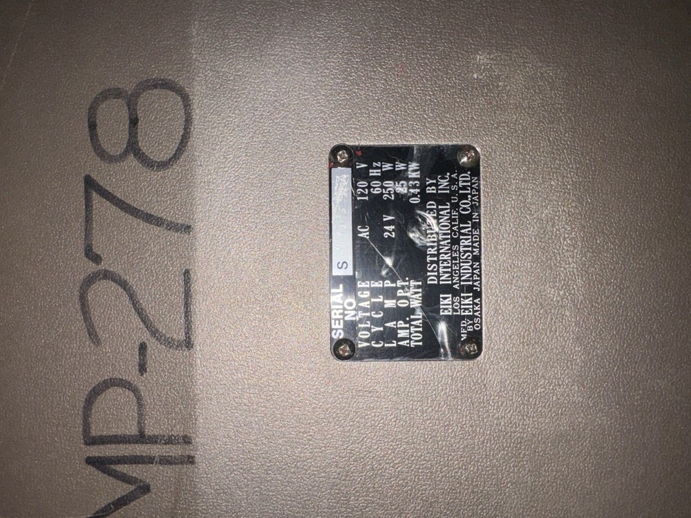Eiki SNT Projector Cover
