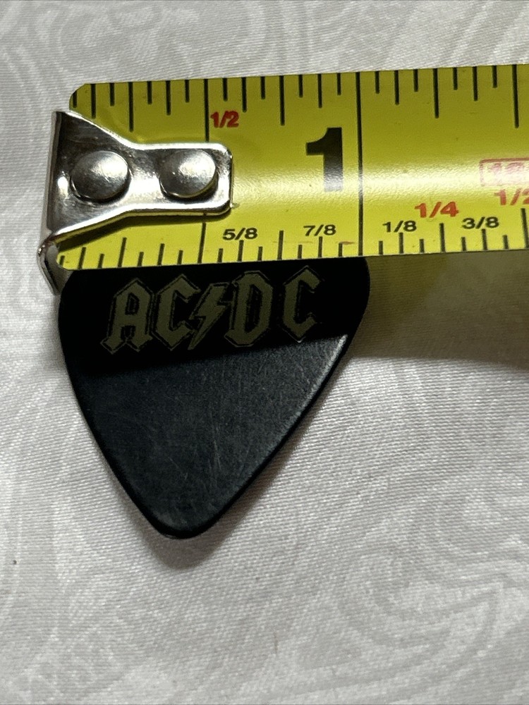 AC/DC Black Guitar Pick Musical
