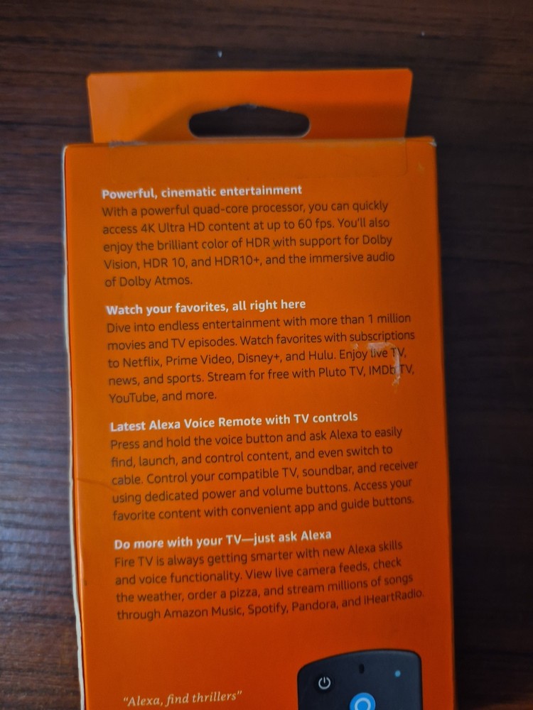 AmazonFire TV Stick 4K with Apps*