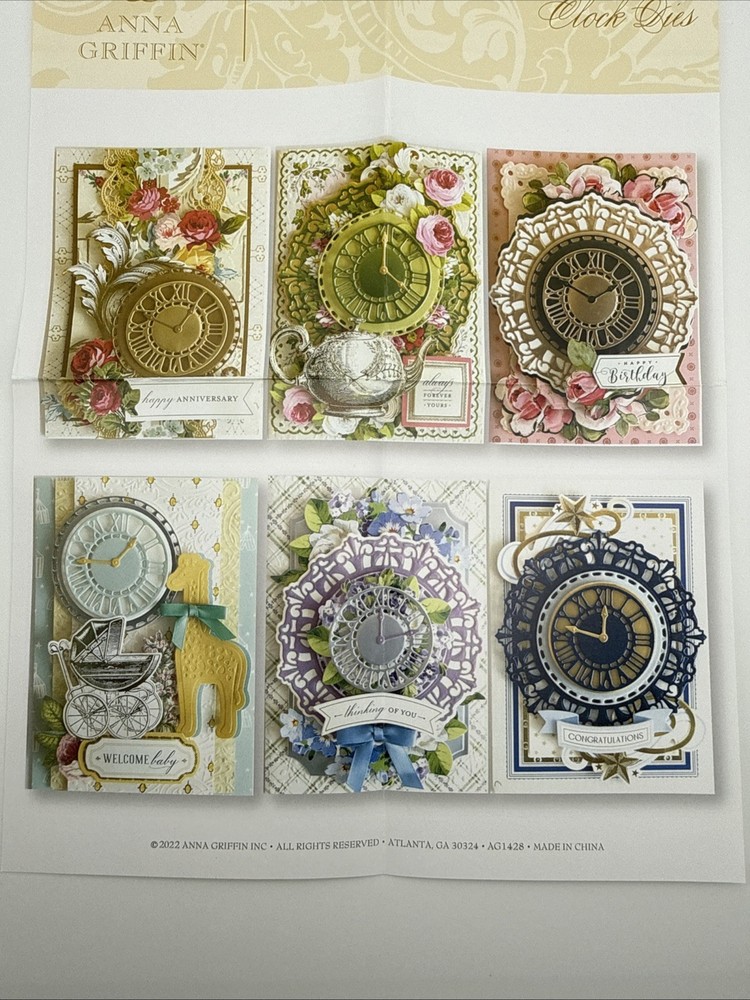 Anna Griffin CLOCK DIES - AG1428