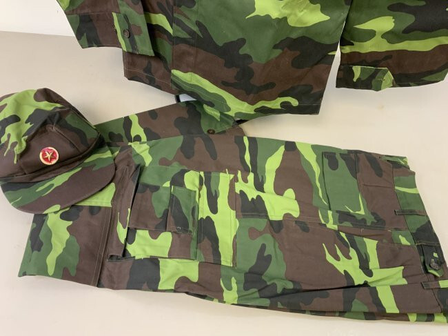 VIETNAM K07 CAMOUFLAGE PATTERN UNIFORM JACKET , PANTS , CAP