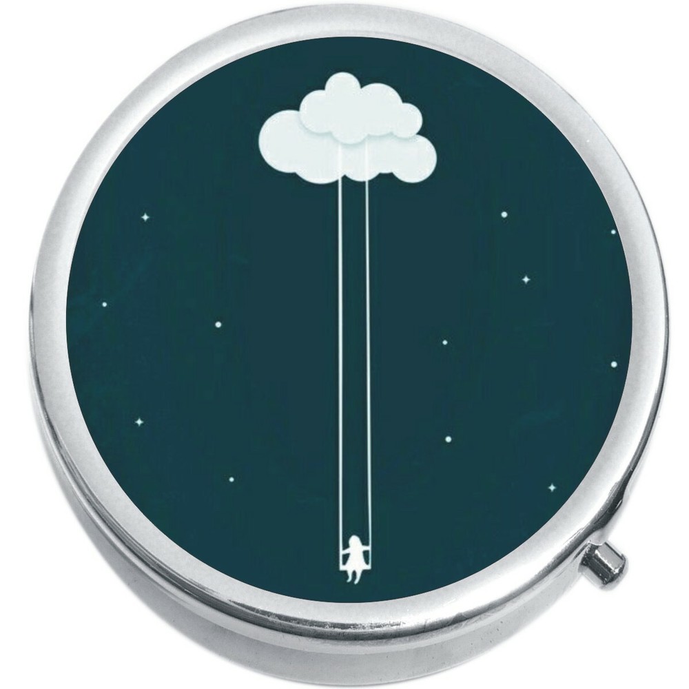 Cloud Swing Medicine Vitamin Compact Pill Box