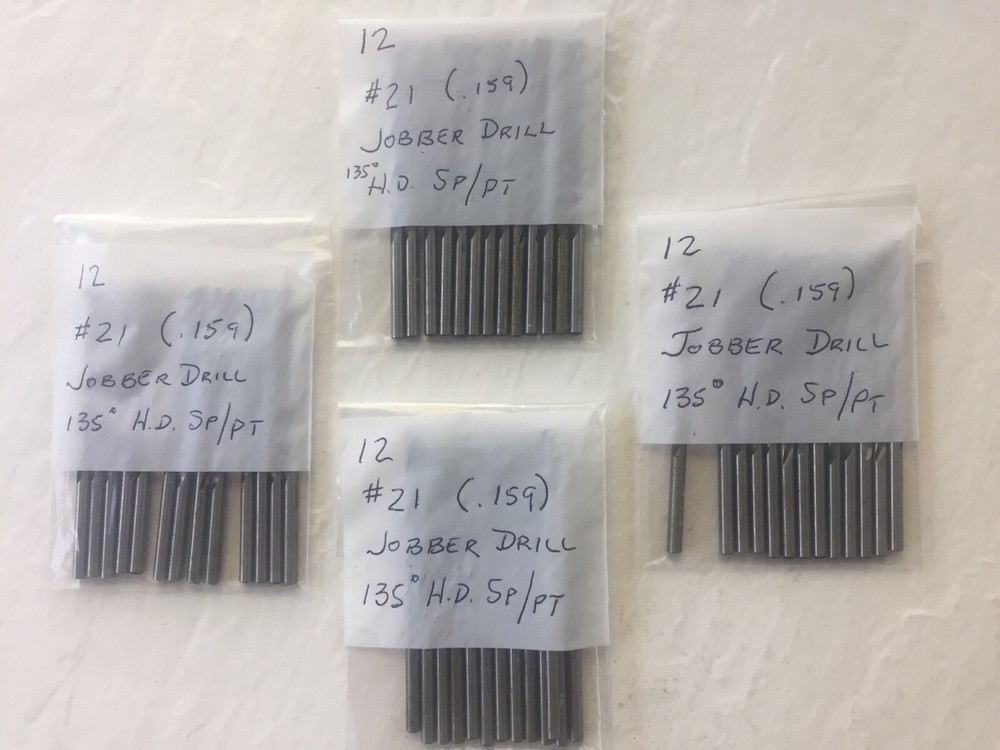 #21 SML--SCREW MACHINE LENGTH DRILL-H/D SPLIT POINT-48  DRILLS