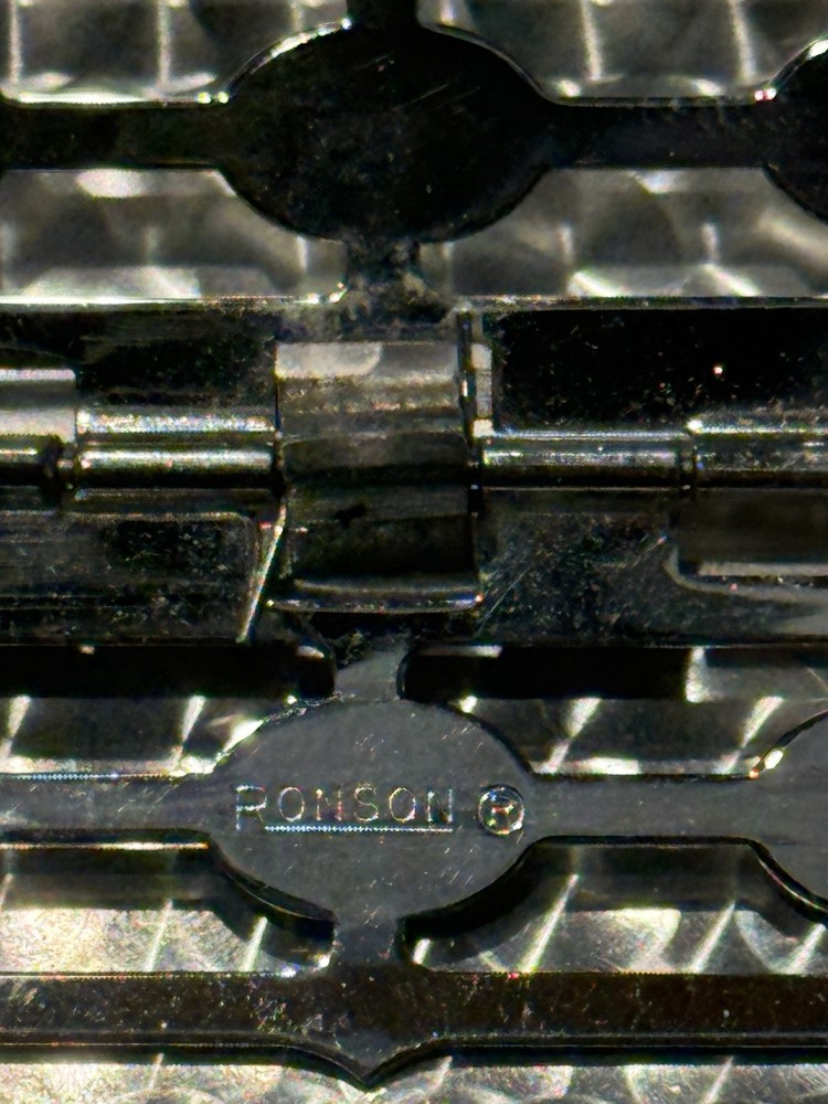 Vintage Ronson Art Deco Combination Lighter & Cigarette Case, Brown/ Chrome “SAM